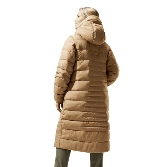 4-A001666 Womens Embo 4In1 Long Down Jacket