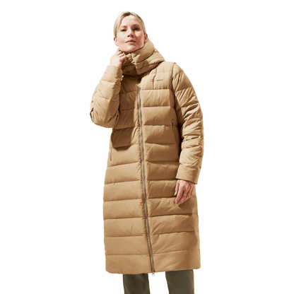 4-A001666 Womens Embo 4In1 Long Down Jacket