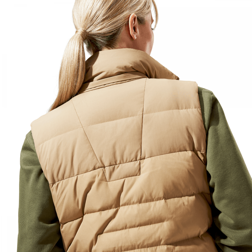 4-A001666 Womens Embo 4In1 Long Down Jacket