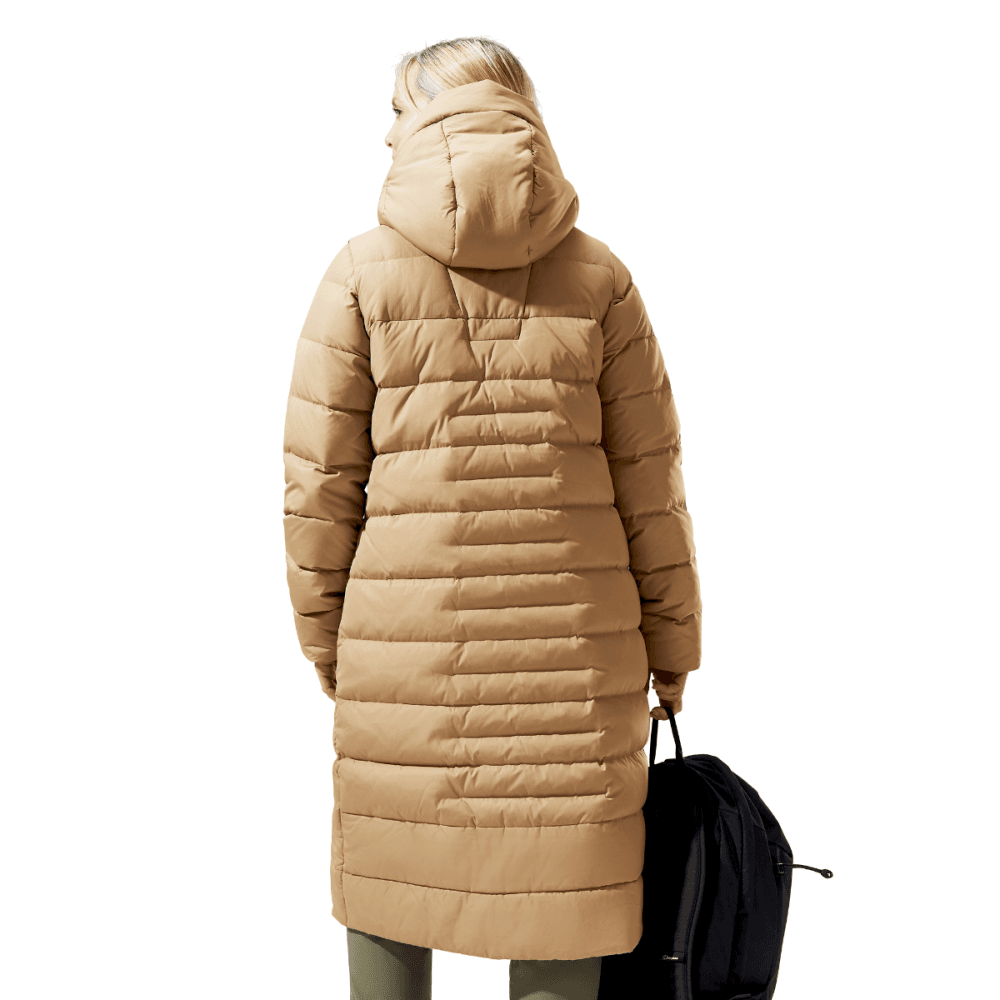 4-A001666 Womens Embo 4In1 Long Down Jacket