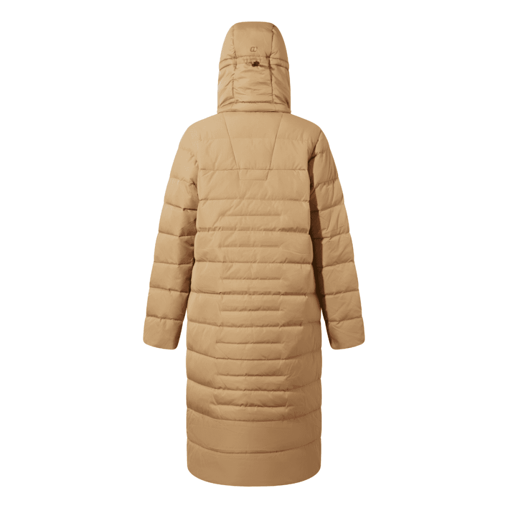 4-A001666 Womens Embo 4In1 Long Down Jacket