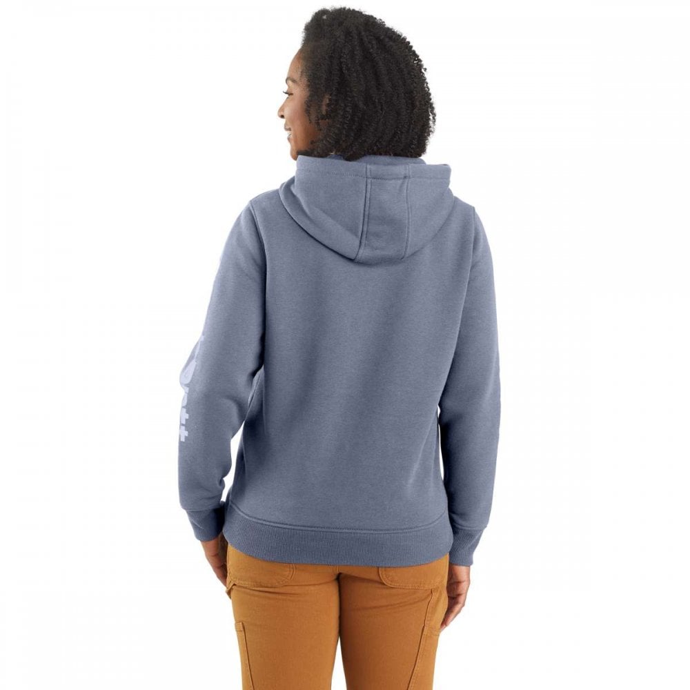 102791 Relaxed Fit Midweight Logo Sleeve Graphic Sweatshirt