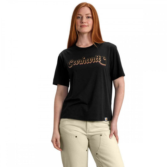 106833 Script S/S Patch T-Shirt