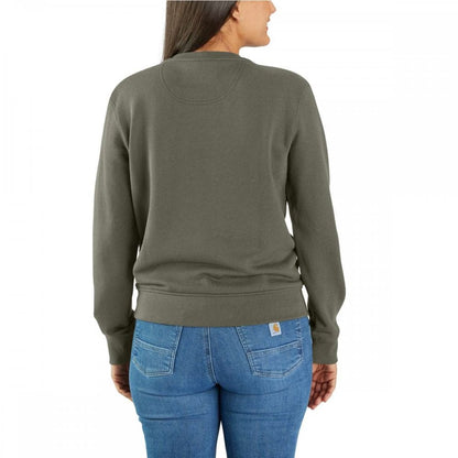 106179 Womens French Terry Crewneck Sweatshirt (Spring 2024 New Colours)