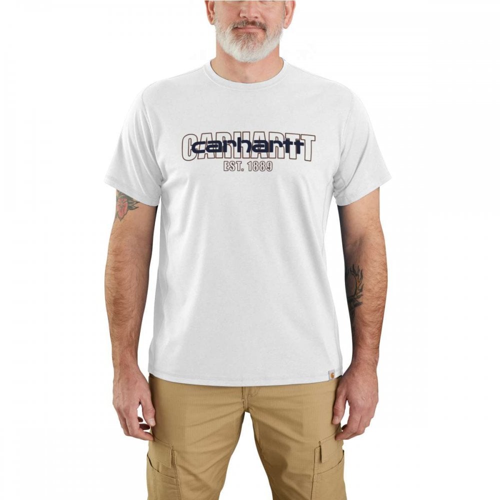 106653 Carhartt Force Relaxed Fit Midweight Short-Sleeve Logo Graphic T-Shirt