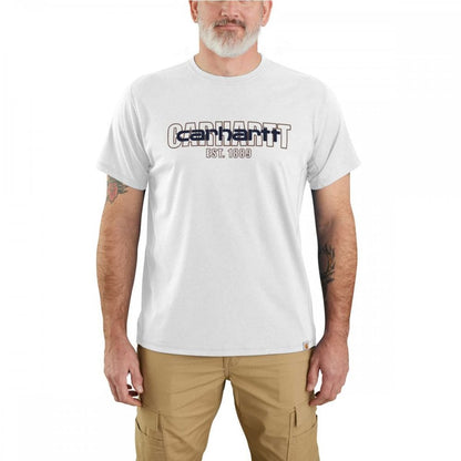 106653 Carhartt Force Relaxed Fit Midweight Short-Sleeve Logo Graphic T-Shirt