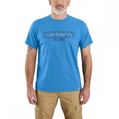 106653 Carhartt Force Relaxed Fit Midweight Short-Sleeve Logo Graphic T-Shirt