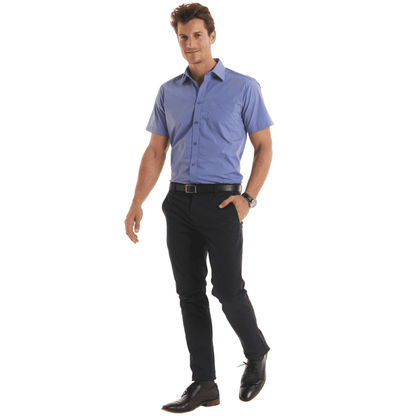 UC714 Men's Short Sleeve Poplin Shirt