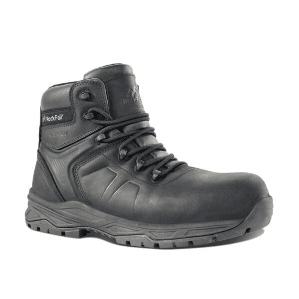 RF580 Calgary Black Waterproof Safety Boot