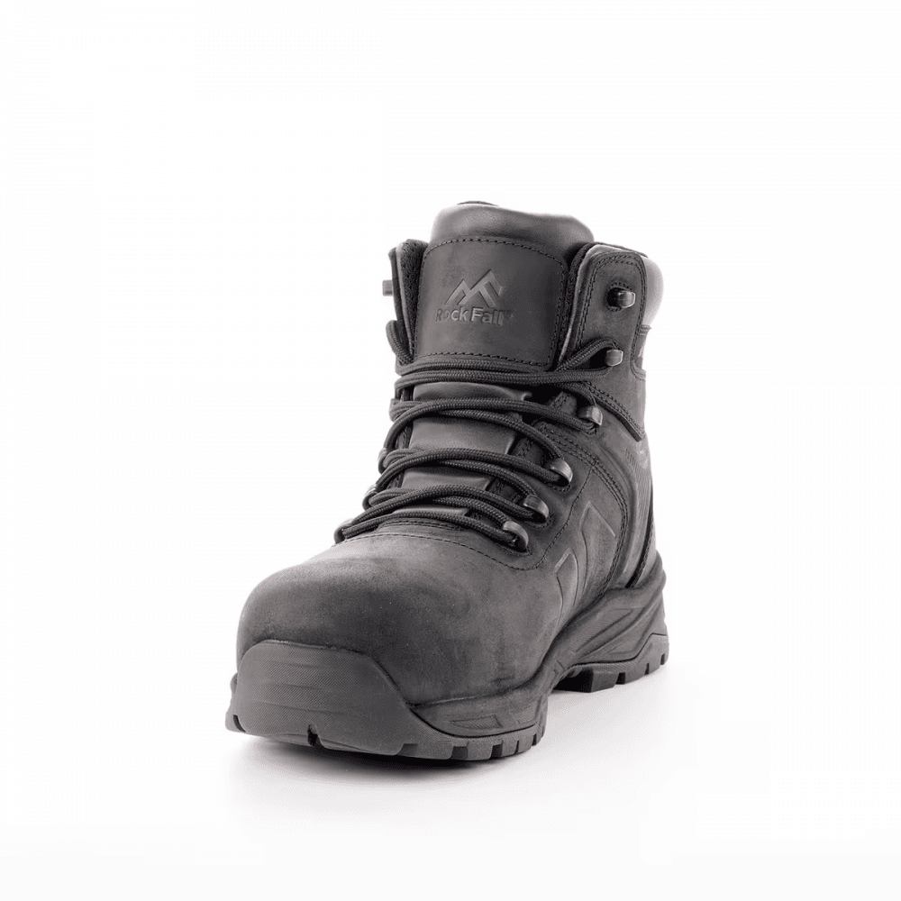 RF580 Calgary Black Waterproof Safety Boot