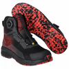 F1502 S3S Breathable & Water Repellent Safety Boot UK6.5 - EU40 - US7.5 Black/Traffic Red *One Size Only - Outlet Store*