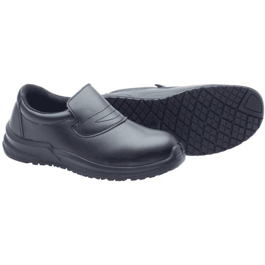SBU04 White Slip-On Shoe