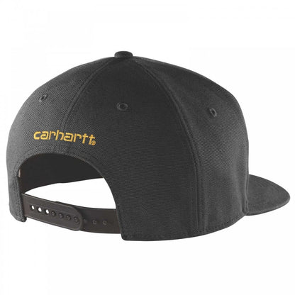 106665 Firm Duck Flat Brim Cap