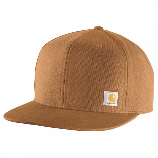 106665 Firm Duck Flat Brim Cap