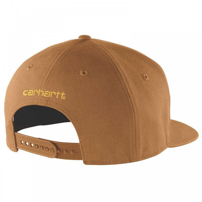 106665 Firm Duck Flat Brim Cap