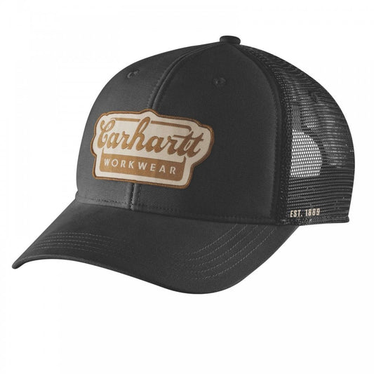 106738 Twill Mesh-Back Script Patch Cap