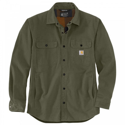 105419 Canvas Fleece-Lined Shirt Jacket