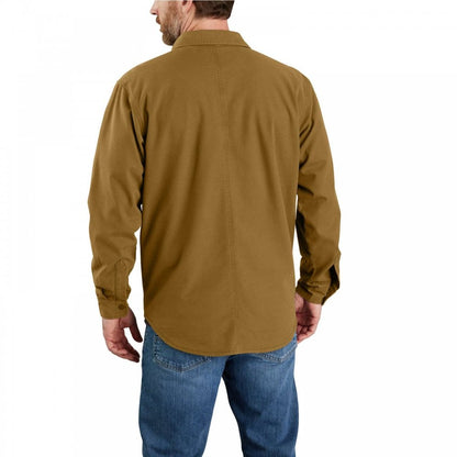 105419 Canvas Fleece-Lined Shirt Jacket