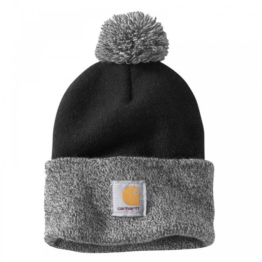 102240 Knit Pom-Pom Cuffed Beanie