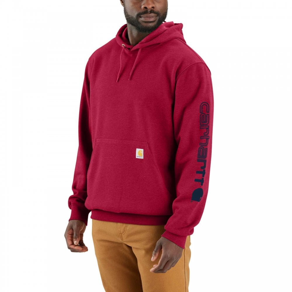 K288 Loose Fit Midweight Logo Sleeve Graphic Sweatshirt