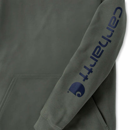 K288 Loose Fit Midweight Logo Sleeve Graphic Sweatshirt