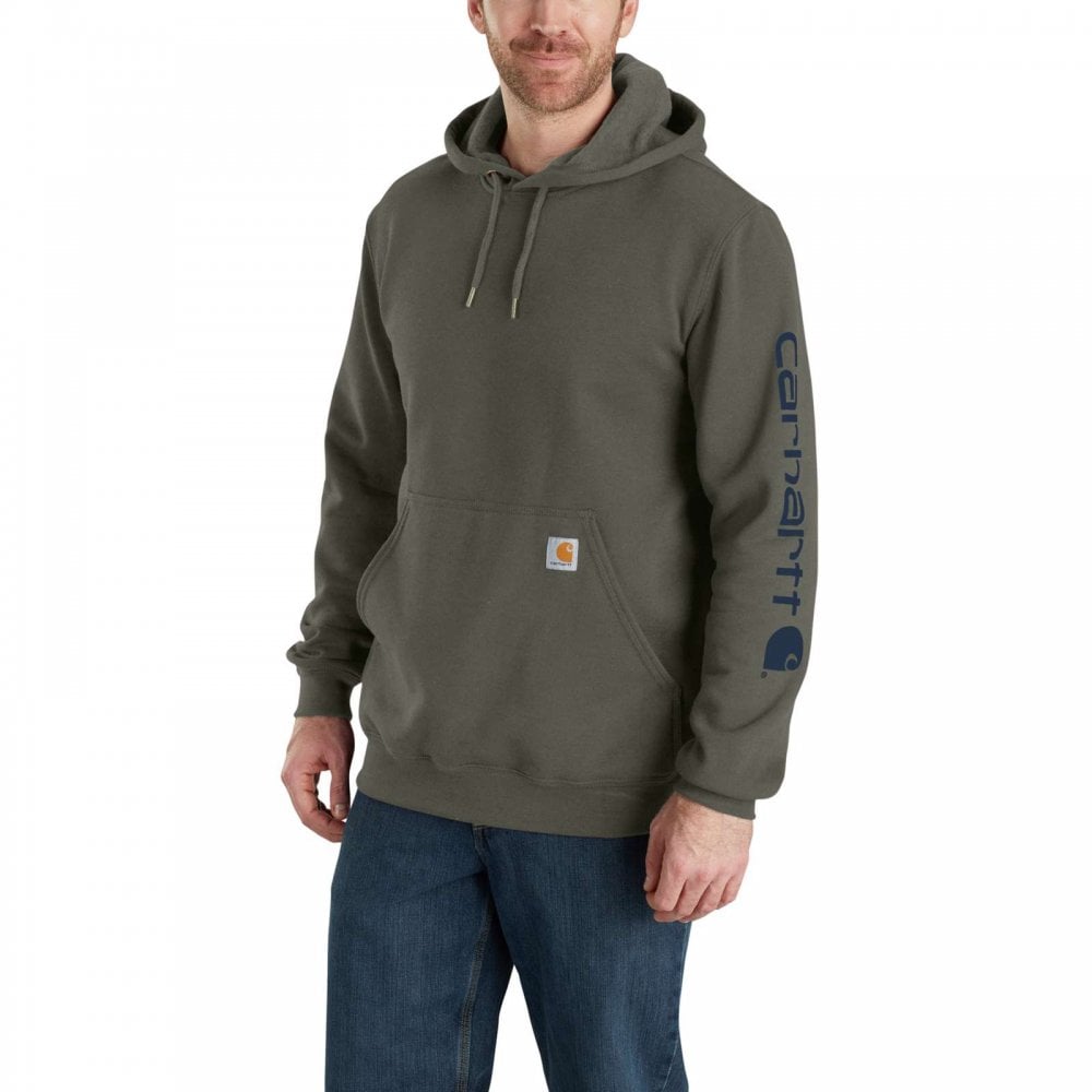 K288 Loose Fit Midweight Logo Sleeve Graphic Sweatshirt
