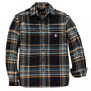 107010 Rugged Flex Relaxed Fit Midweight Flannel Long-Sleeve Plaid Shirt