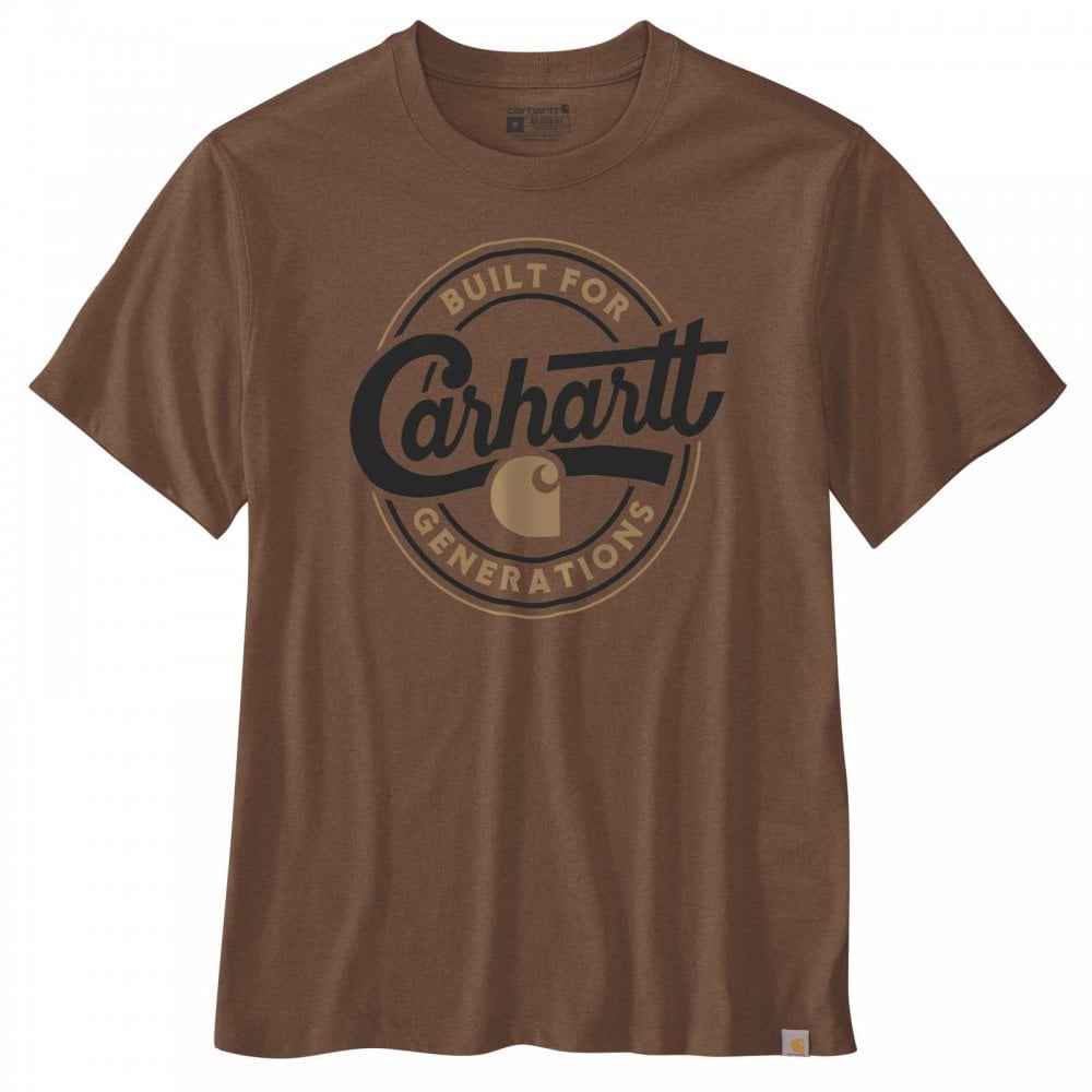 107049 Relaxed Fit Lightweight Short-Sleeve Script Graphic T-Shirt