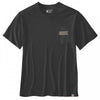 107063 Relaxed Fit Lightweight Short-Sleeve Pocket Script Graphic T-Shirt
