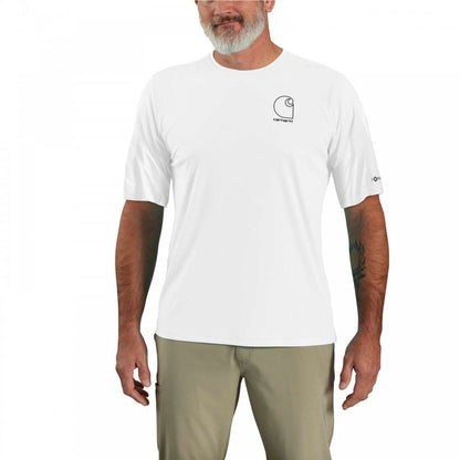 107182 Carhartt Force Sun Defender Lightweight Short-Sleeve Logo Graphic T-Shirt
