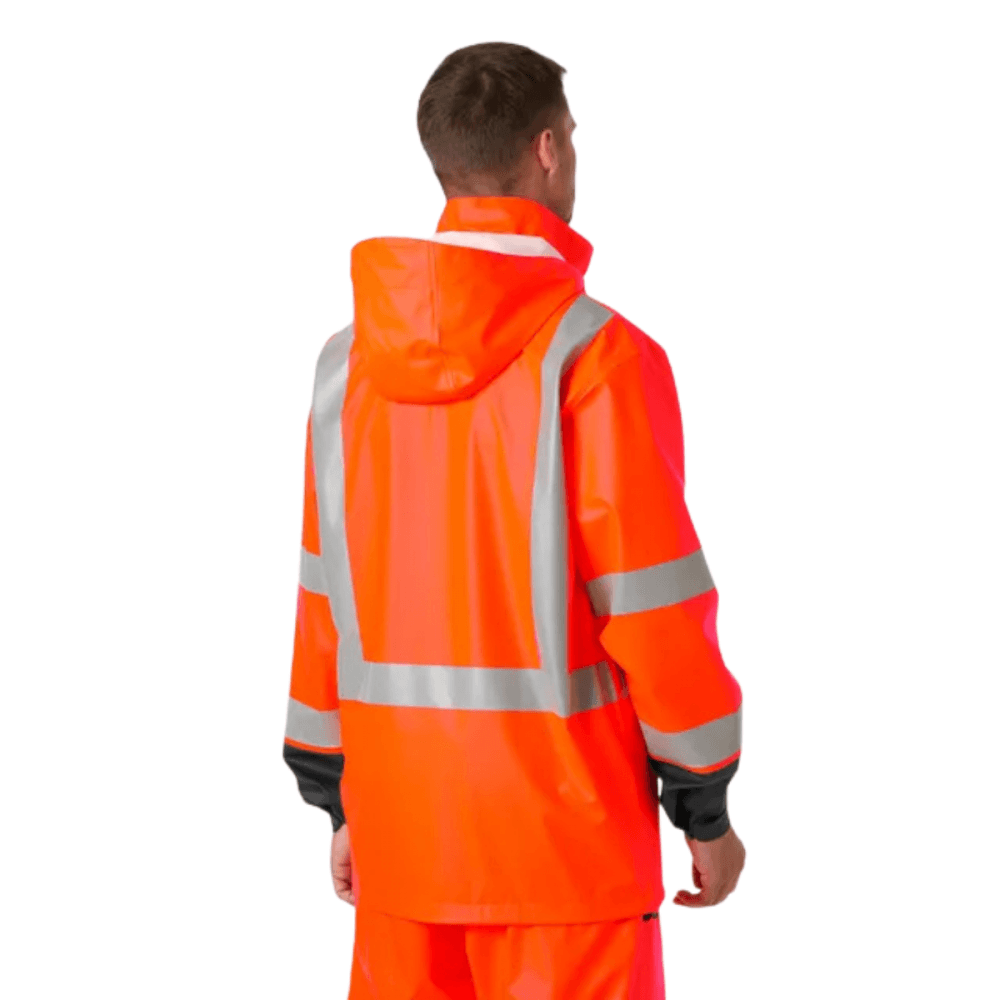 70155 Addvis Hi Vis Rain Jacket