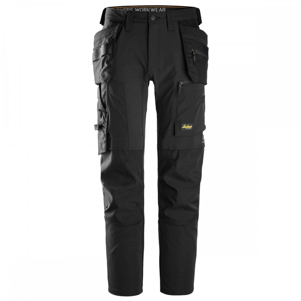 SN6218 AW Stretch Trouser with Holster Pockets - Recycled Polyamide Material Black 30" 35" *One Size Only - Outlet Store*