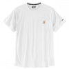 106652 Carhartt Force Relaxed Fit Midweight Short-Sleeve Pocket T-Shirt White S *One Size Only - Outlet Store*