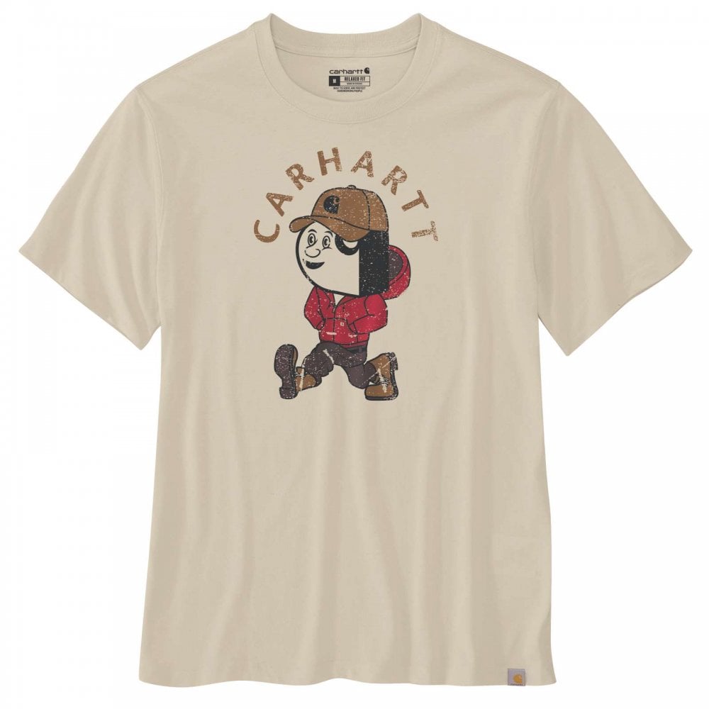 107051 Tk7051 Mens Relaxed Fit Lightweight S/S Active Jac Graphic T-Shirt