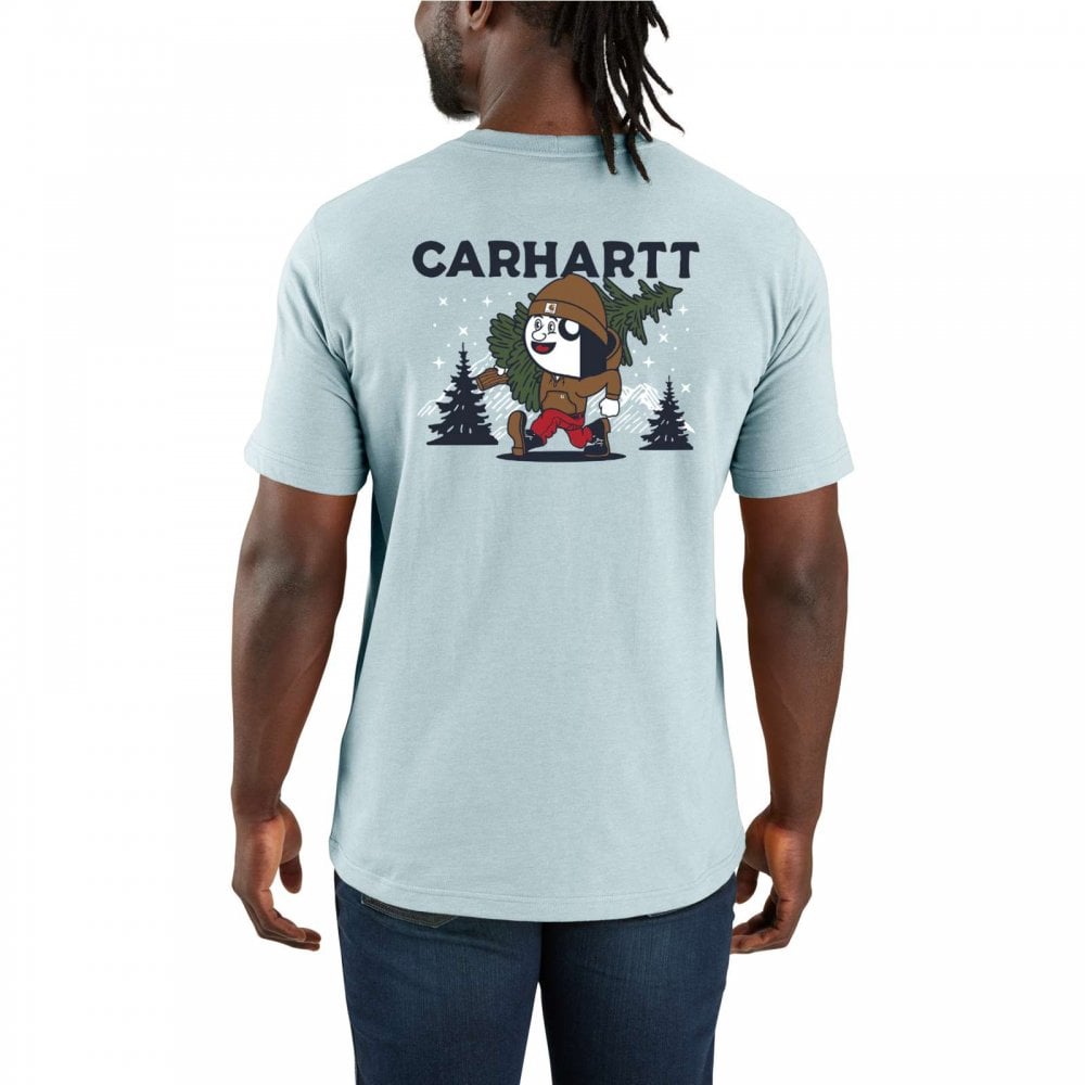 107269 Tk7269 Mens Relaxed Fit Heavyweight S/S Outdoor Graphic T-Shirt