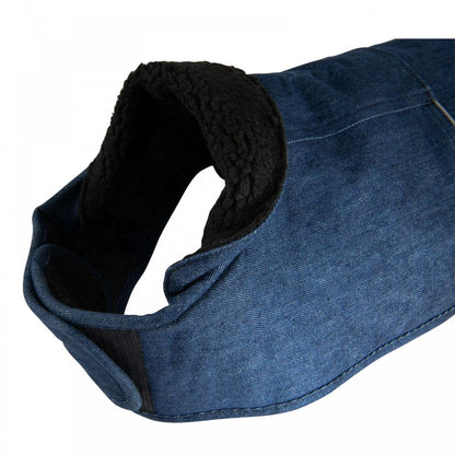 P0000514 Denim Insulated Dog Chore Coat