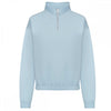 JH037 Women'S Cropped ¼-Zip Sweat