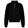 JH037 Women'S Cropped ¼-Zip Sweat