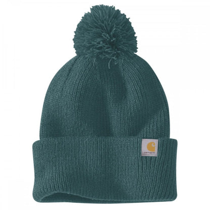 106003 Womens Knit Pom-Pom Cuffed Beanie