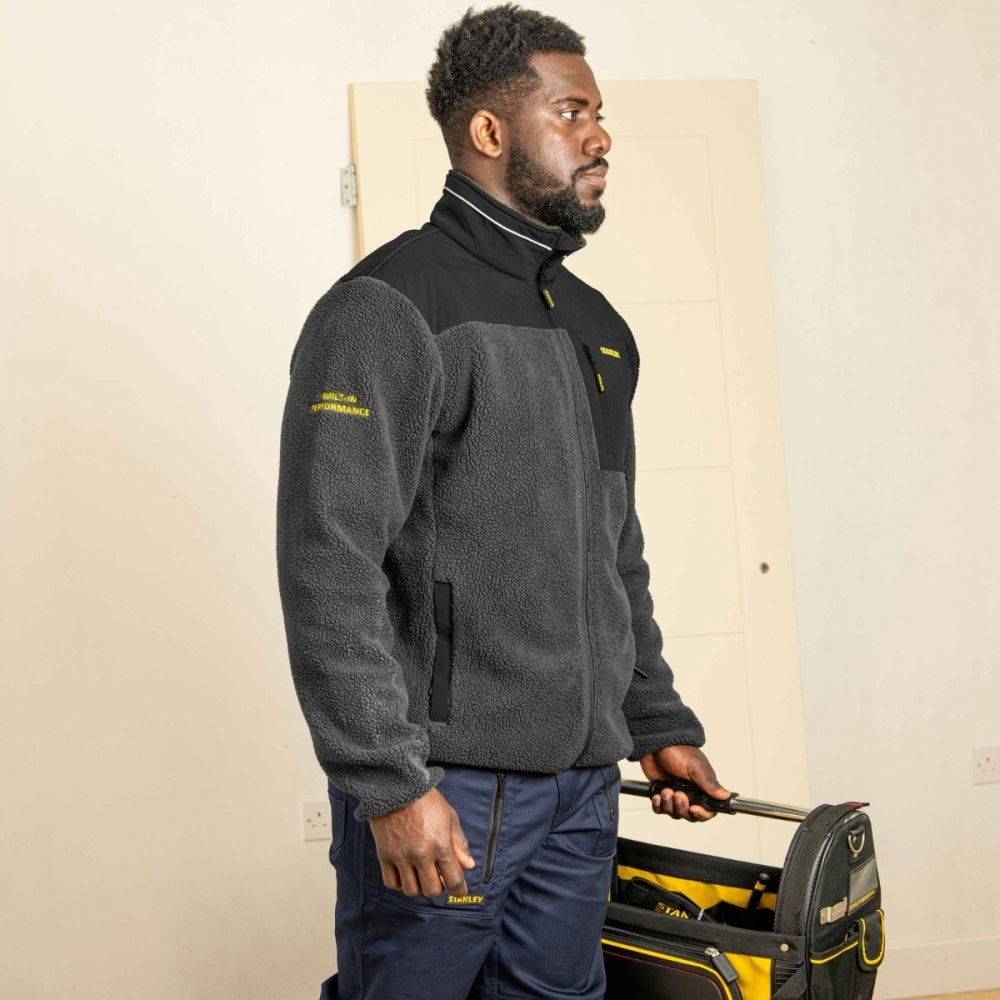 Borden Sherpa Fleece With Costrast Shoulders