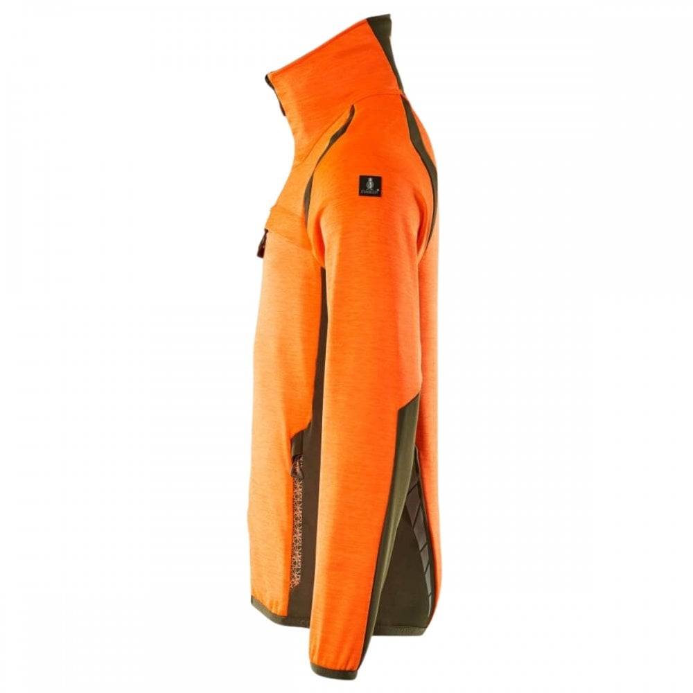 19403 Accelerate Safe Fleece Jumper with zipper