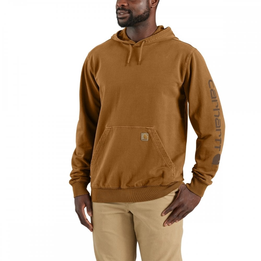 106253 Durham Garment Dyed Logo Sweatshirt