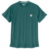 106652 Carhartt Force Relaxed Fit Midweight Short-Sleeve Pocket T-Shirt Transformative Teal S *One Size Only - Outlet Store*