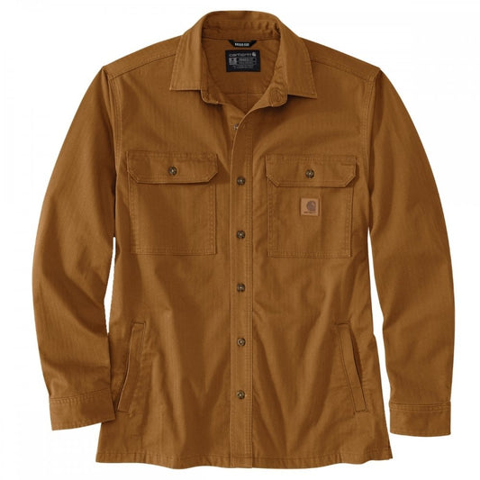 107307 Newcastle Shirt Jac Carhartt Brown M *One Size Only - Outlet Store*