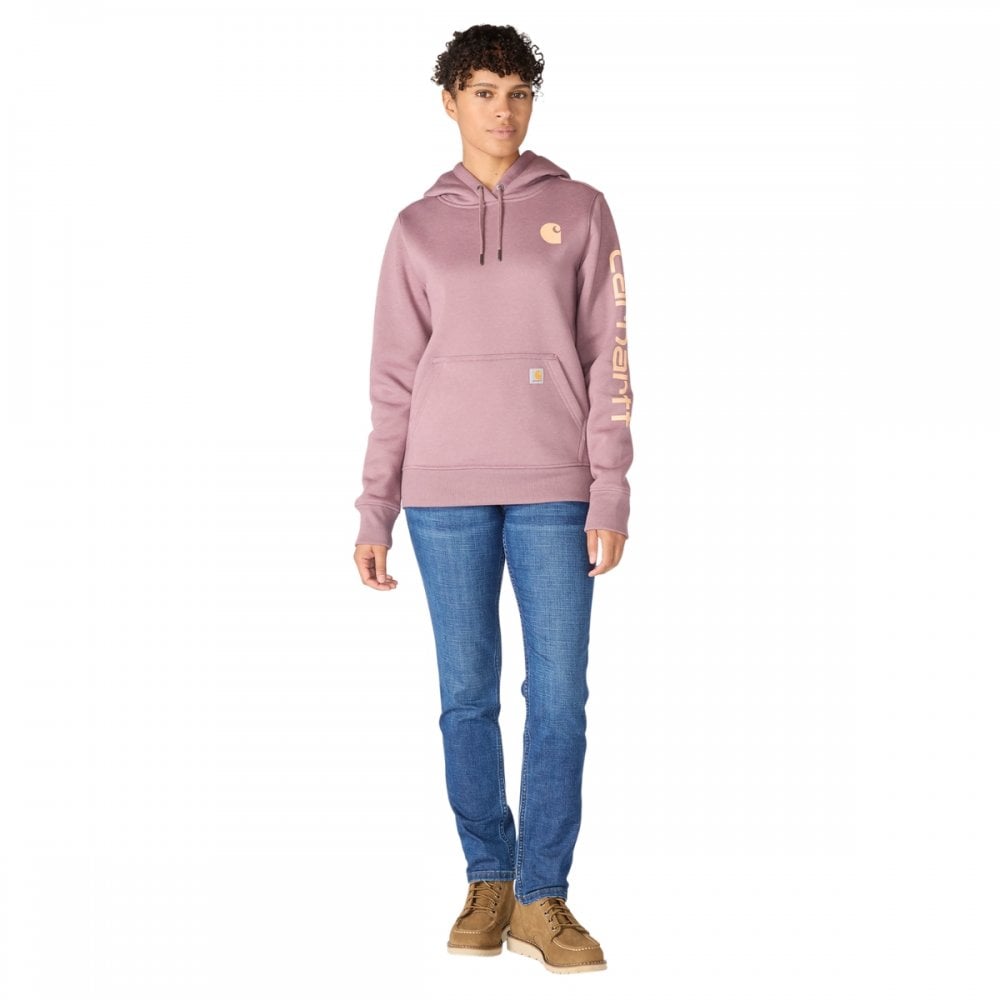 102791 Relaxed Fit Midweight Logo Sleeve Graphic Sweatshirt