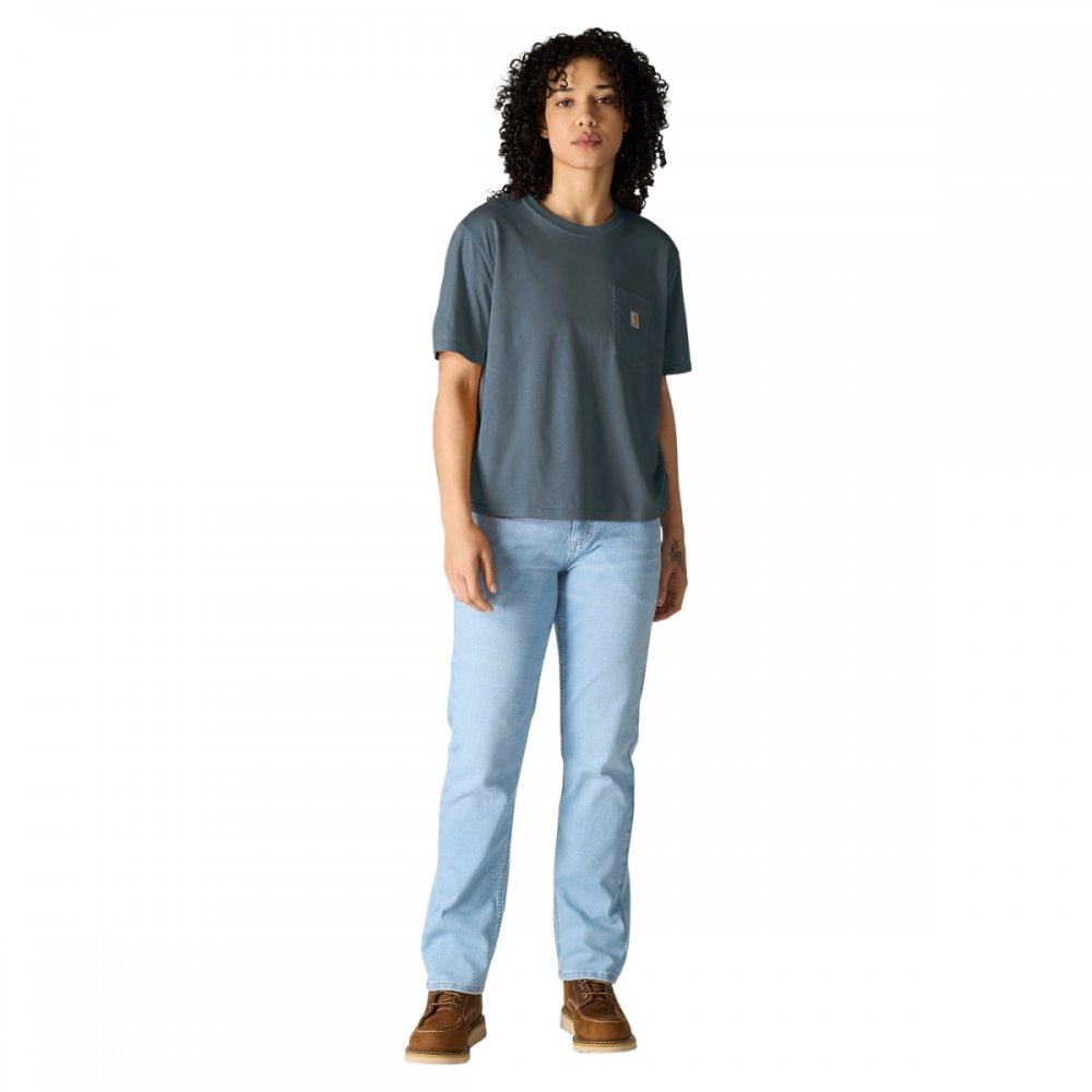 106122 Womens Lightweight Short Sleeve Crewneck T-Shirt