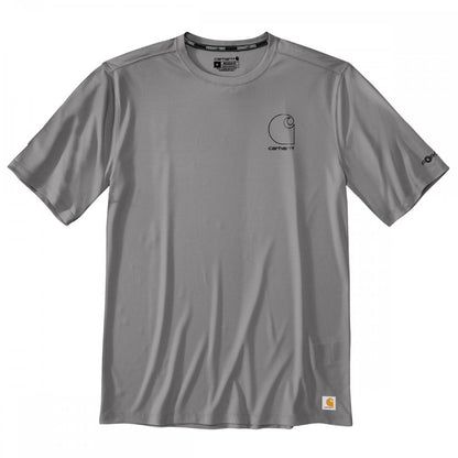 107182 Carhartt Force Sun Defender Lightweight Short-Sleeve Logo Graphic T-Shirt