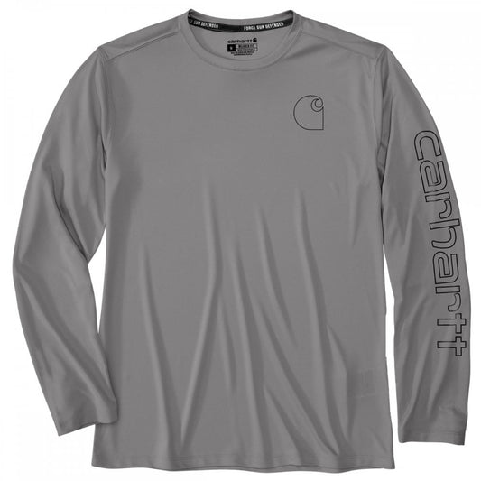 107202 Force Sun Defender Lightweight Long-Sleeve Logo Graphic T-Shirt