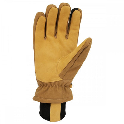 GL0781W Insulated Duck Sythetic Leather Touch-Sensitive Knit Cuff Glove
