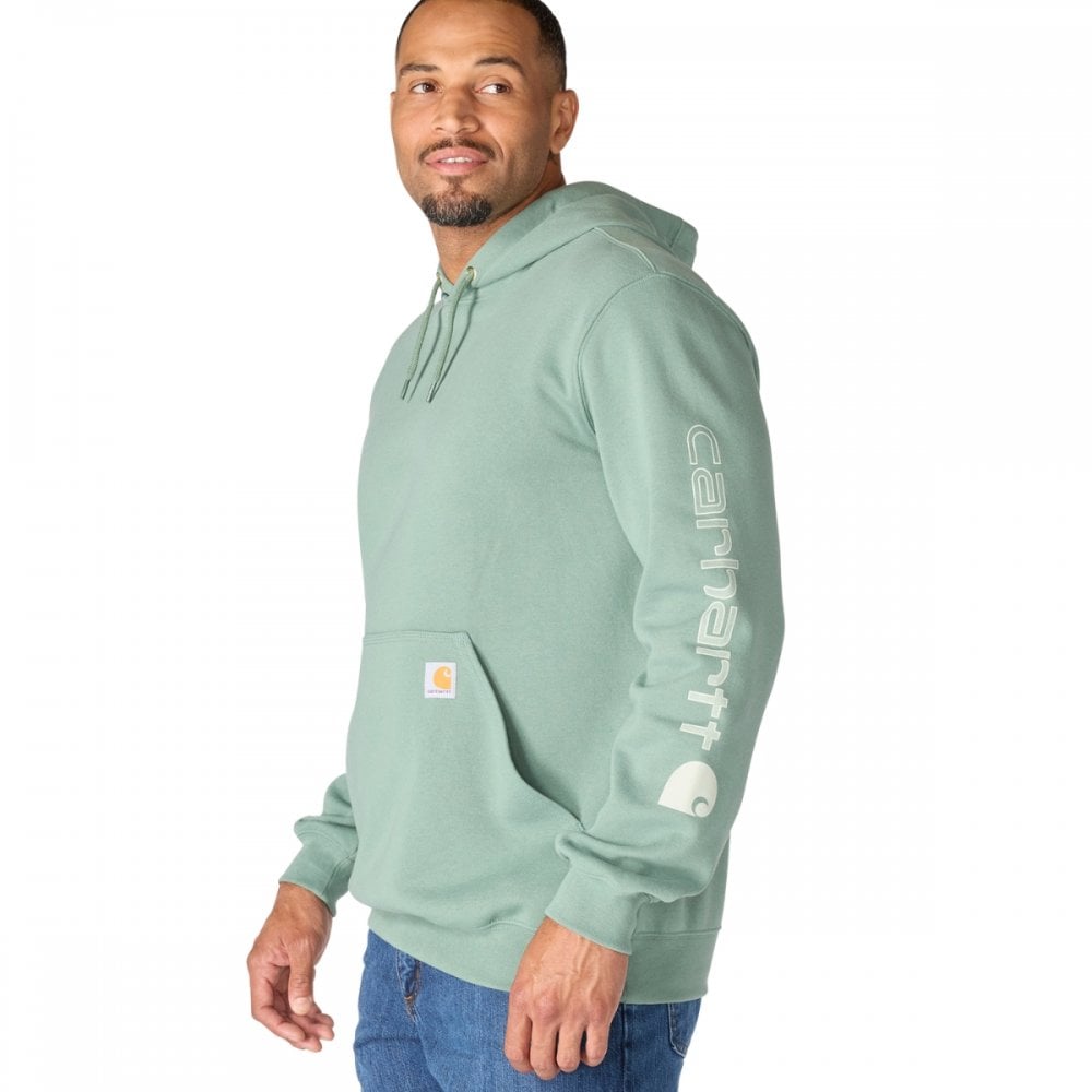 K288 Loose Fit Midweight Logo Sleeve Graphic Sweatshirt